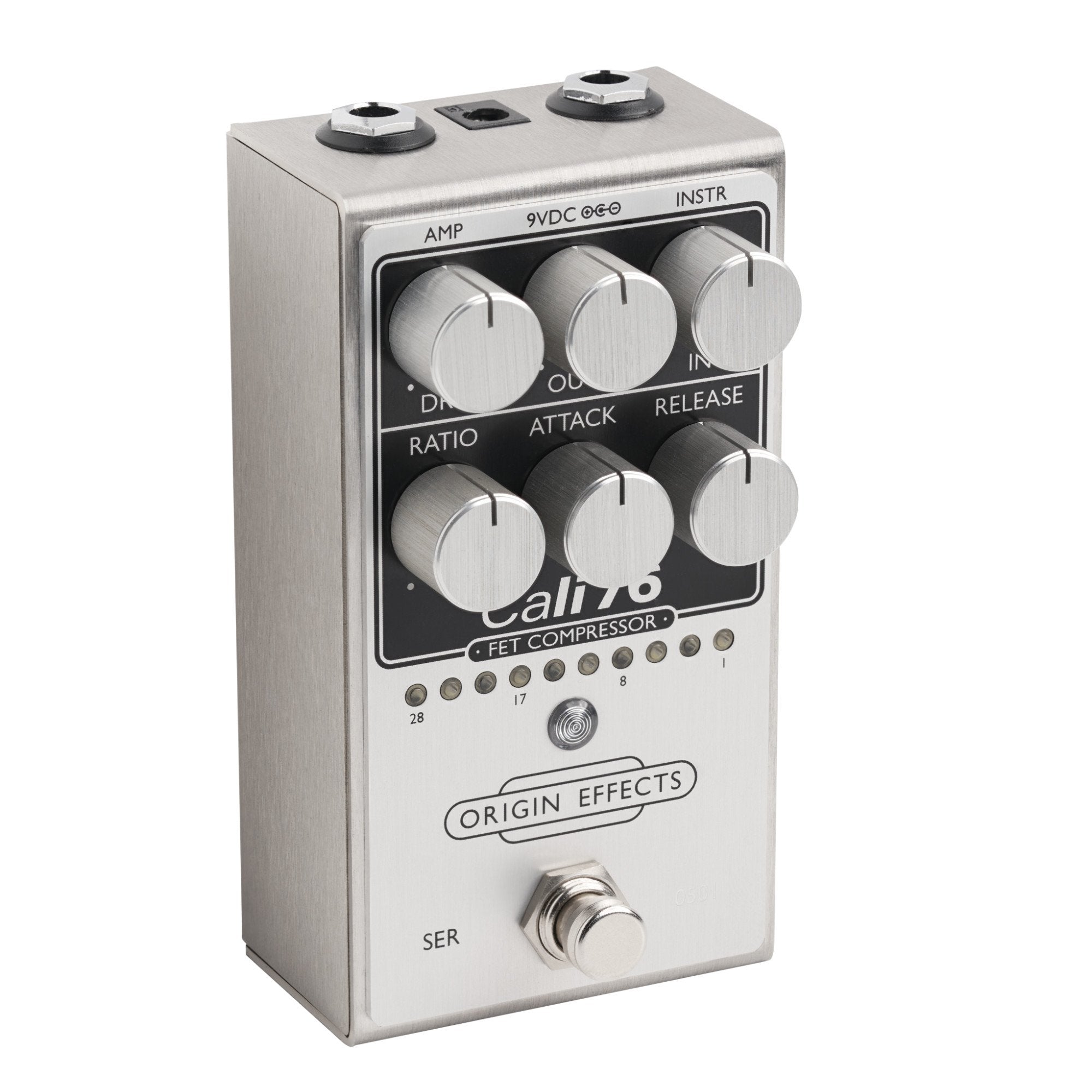 Origin Effects Cali76 FET Compressor Guitar Pedal - Silver - Cottonwood  Music Emporium