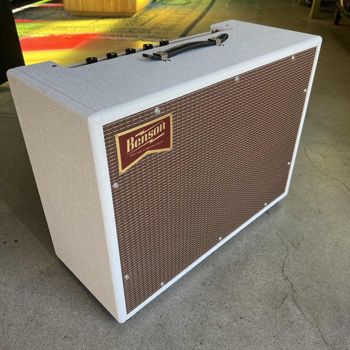 Benson Amps Monarch Reverb Plus - White / Oxblood