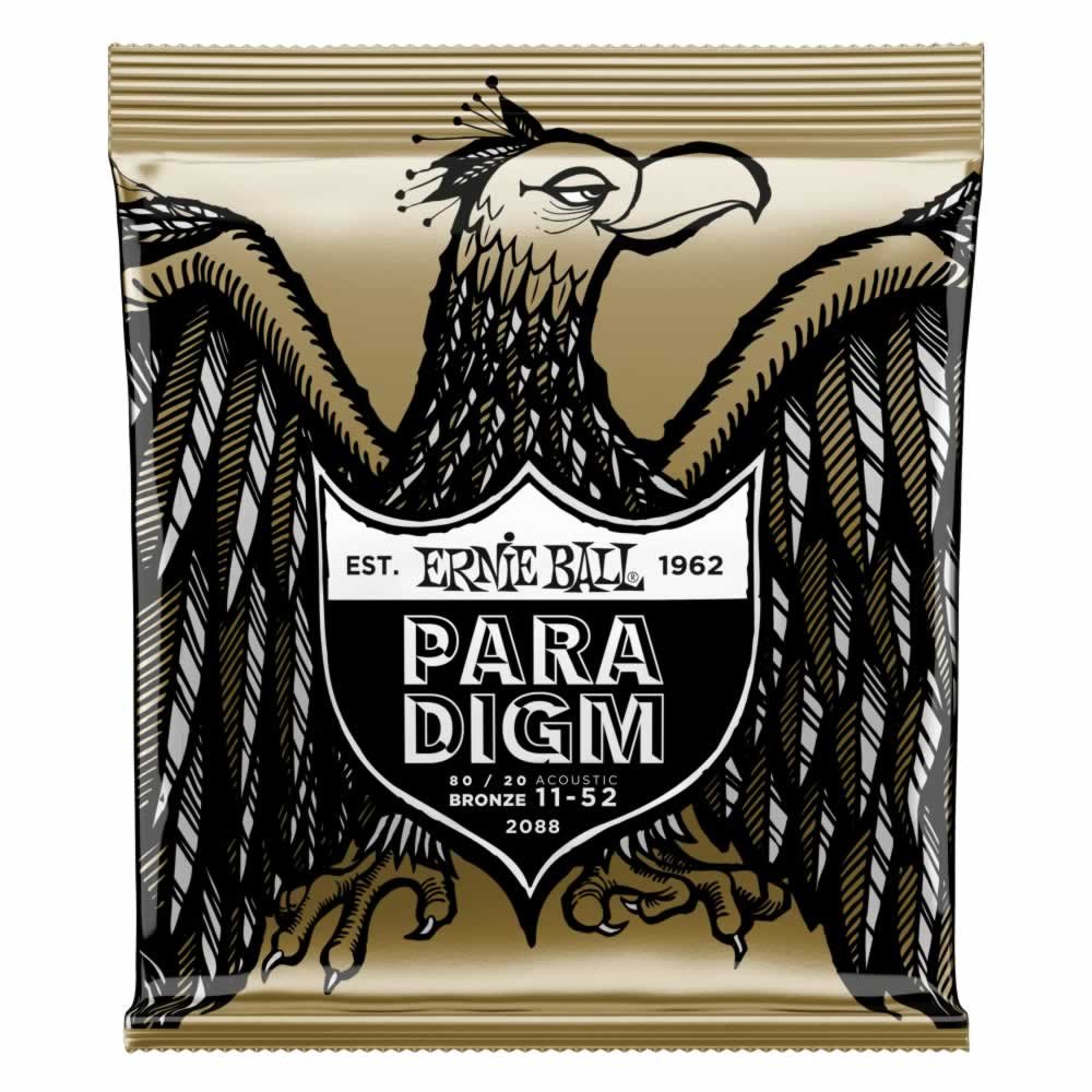 Ernie Ball Light Paradigm 80/20 Bronze Acoustic Guitar Strings - 11-52 Gauge