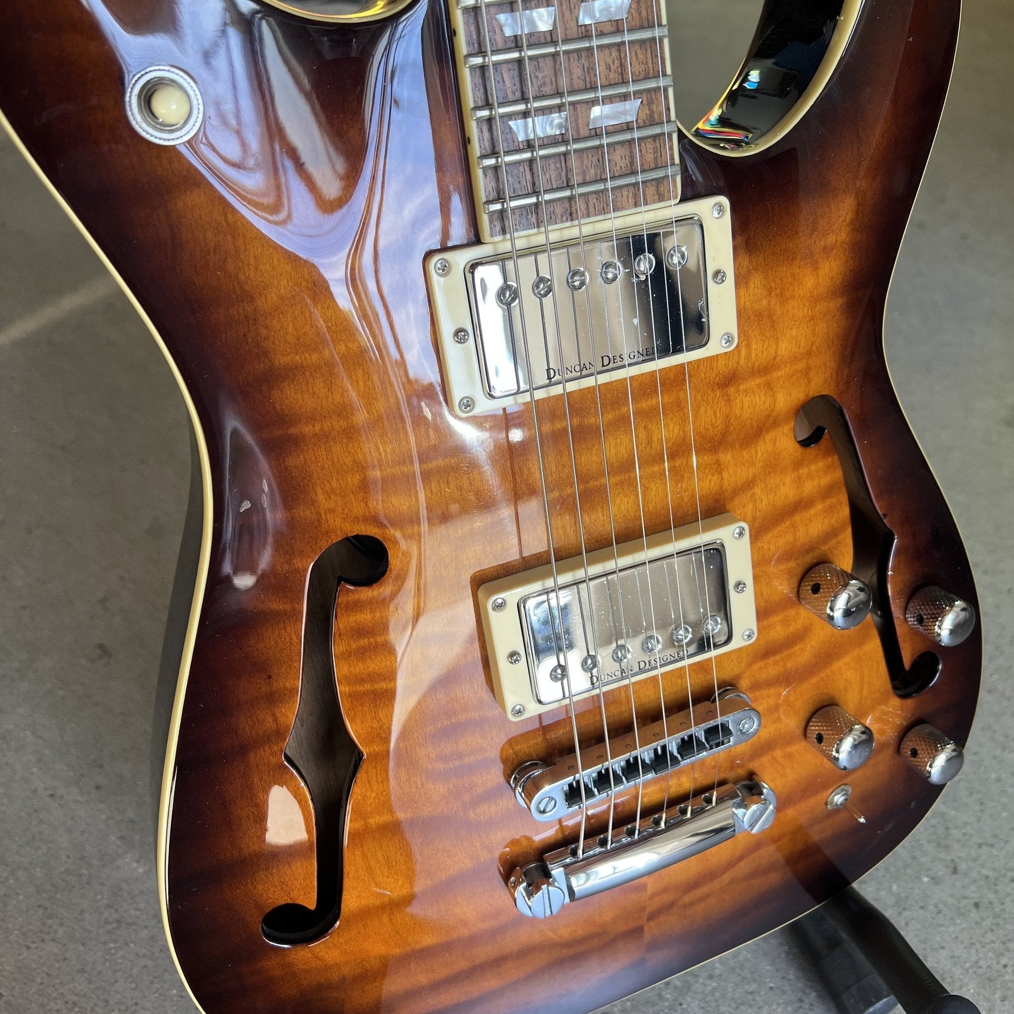 Schecter Diamond Series C-1 E/A - Dark Vintage Sunburst