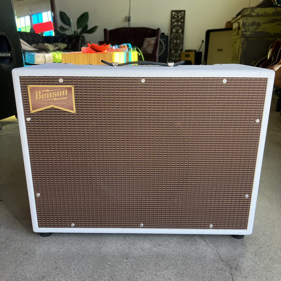 Benson Amps Monarch Reverb Plus - White / Oxblood