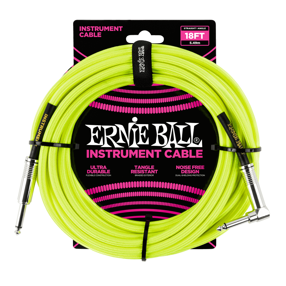 Ernie Ball 18' Braided Cable