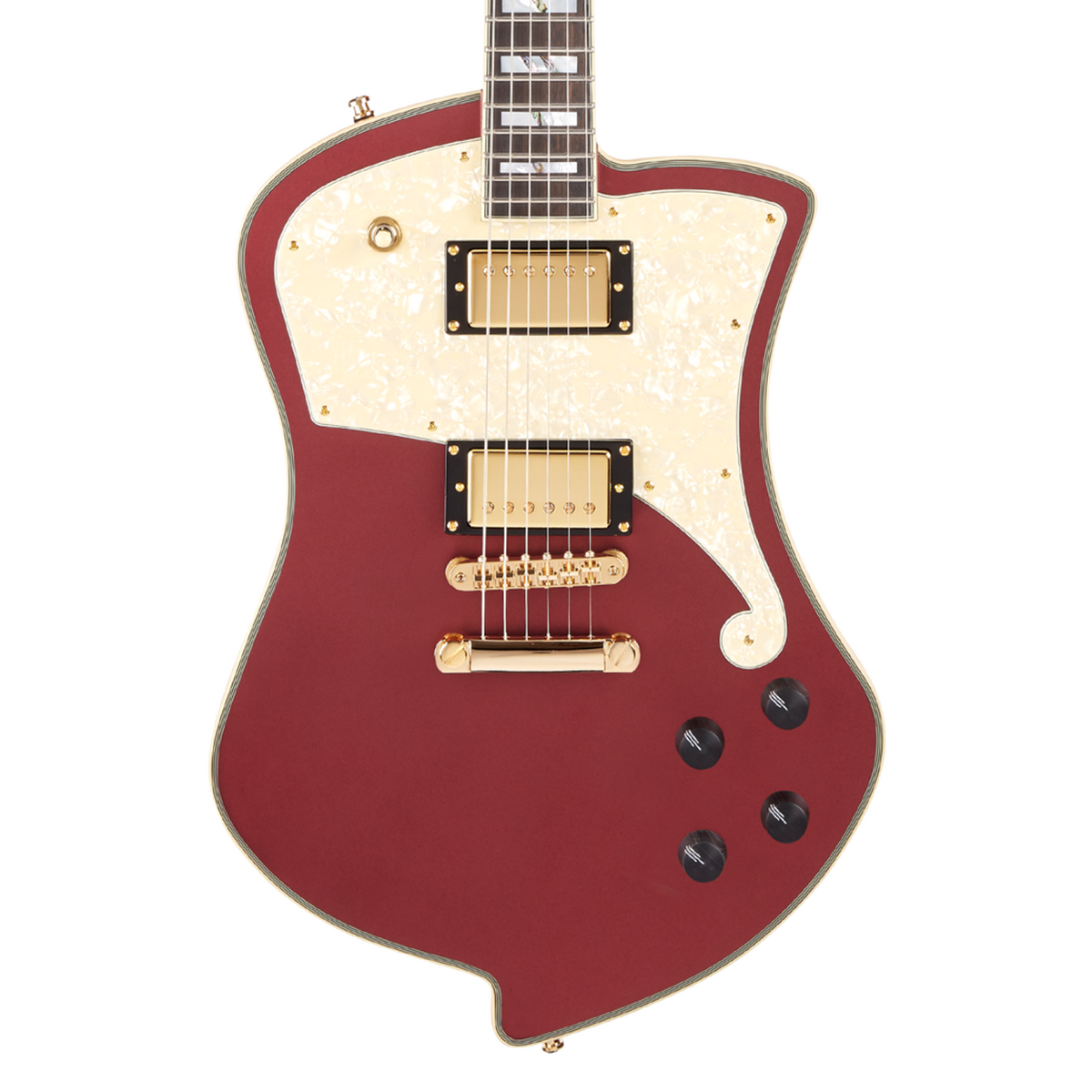 D&#39;Angelico Deluxe Ludlow Limited Edition - Matte Wine