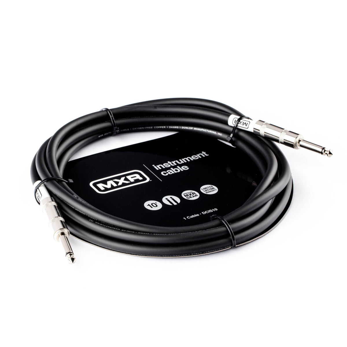 MXR Standard Instrument Cable - 10&#39; - Straight Ends - DCIS10