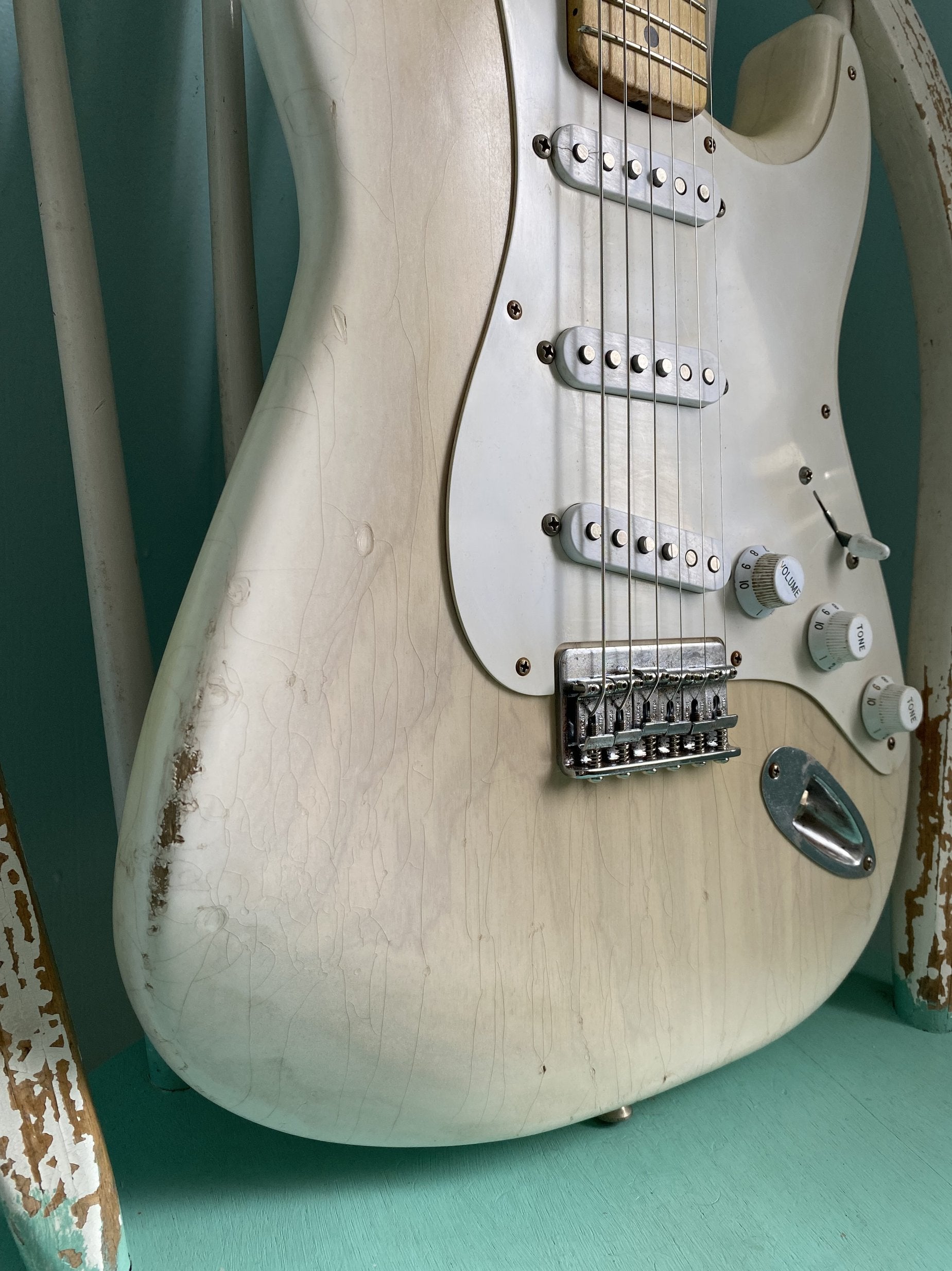 Revelator Guitars - 50s SuperKing S-Style - White Blonde - #61016