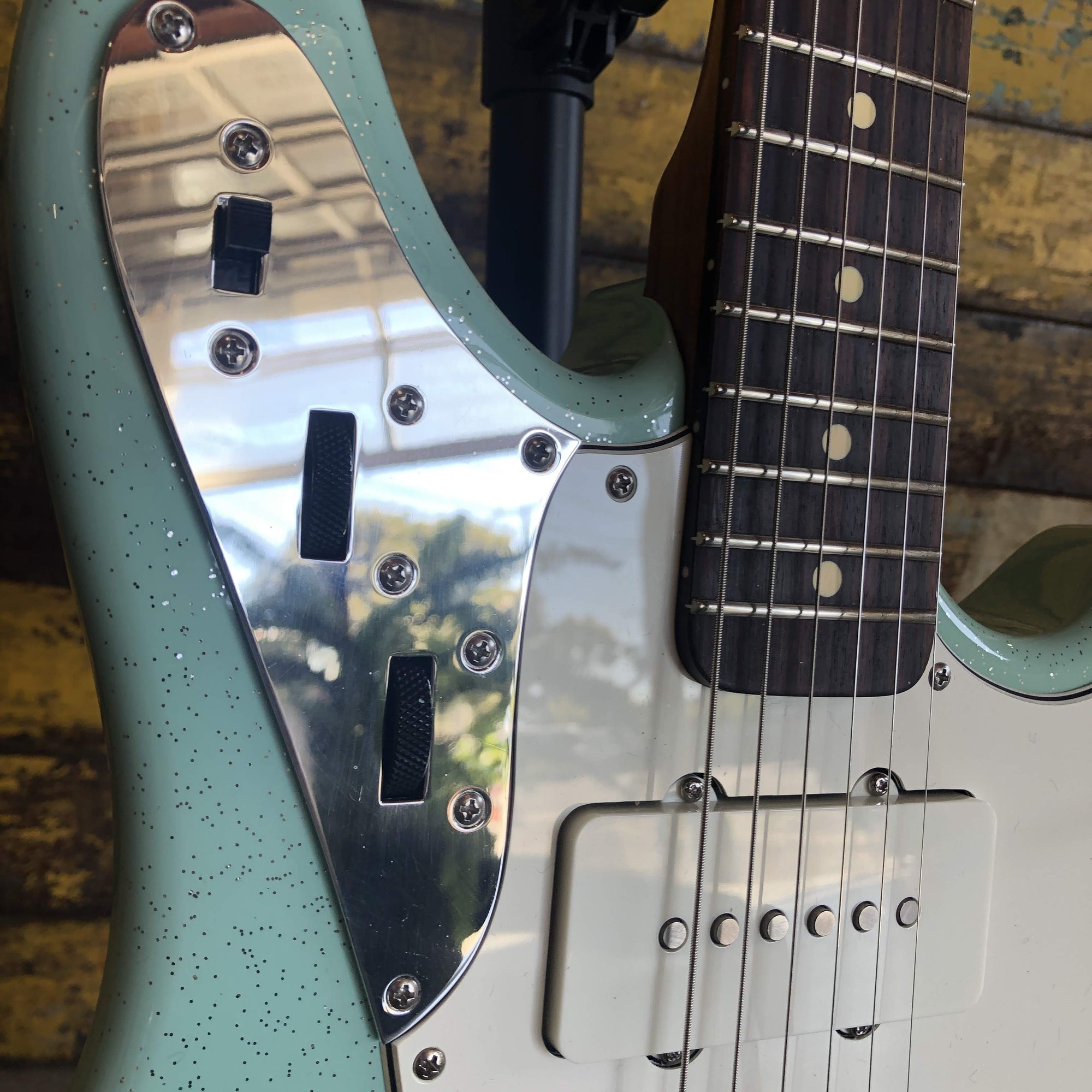 Bilt Guitars Relevator LS Vibrato, Light Sparkle Surf Green, #19614