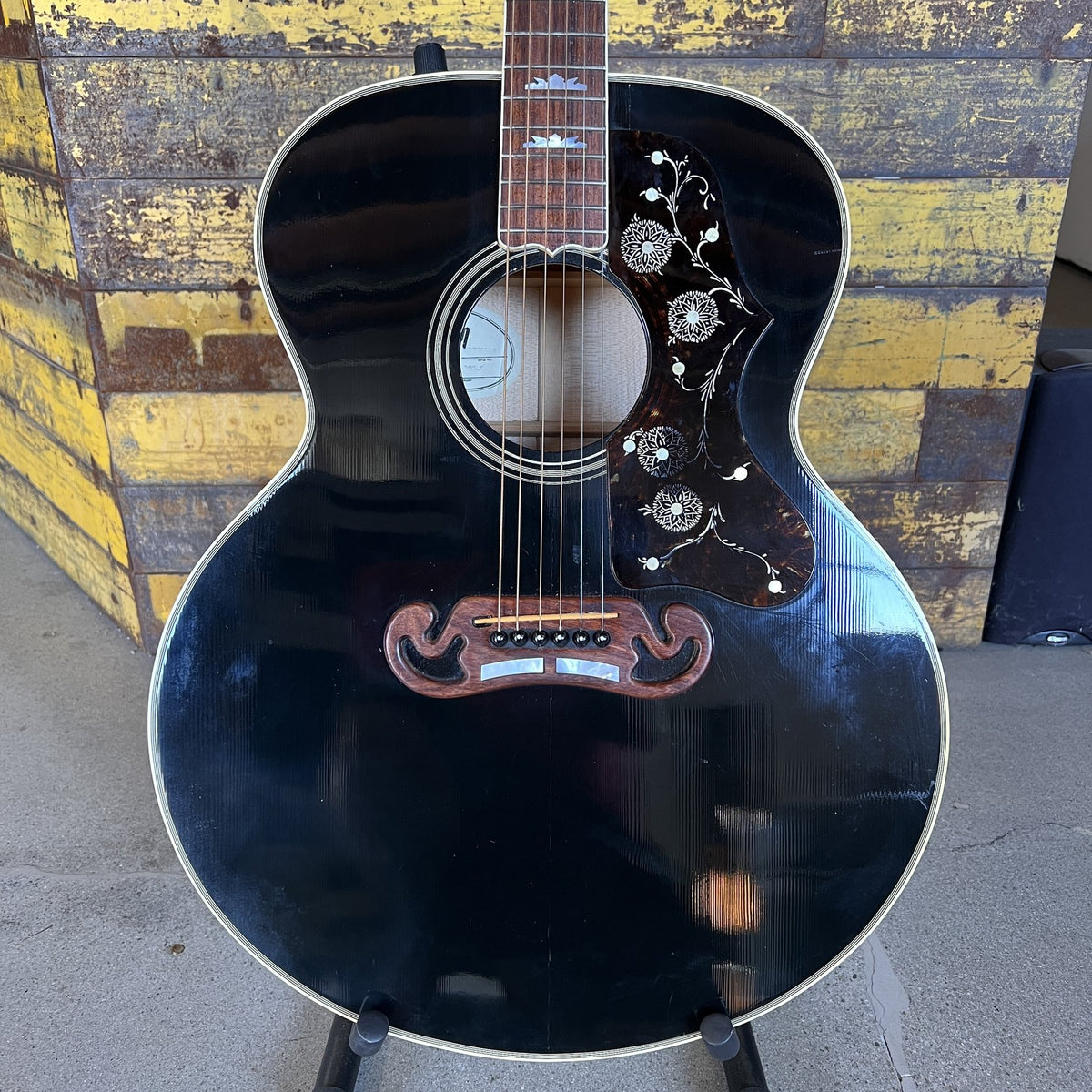 Gibson J-200 E, 1986, Ebony