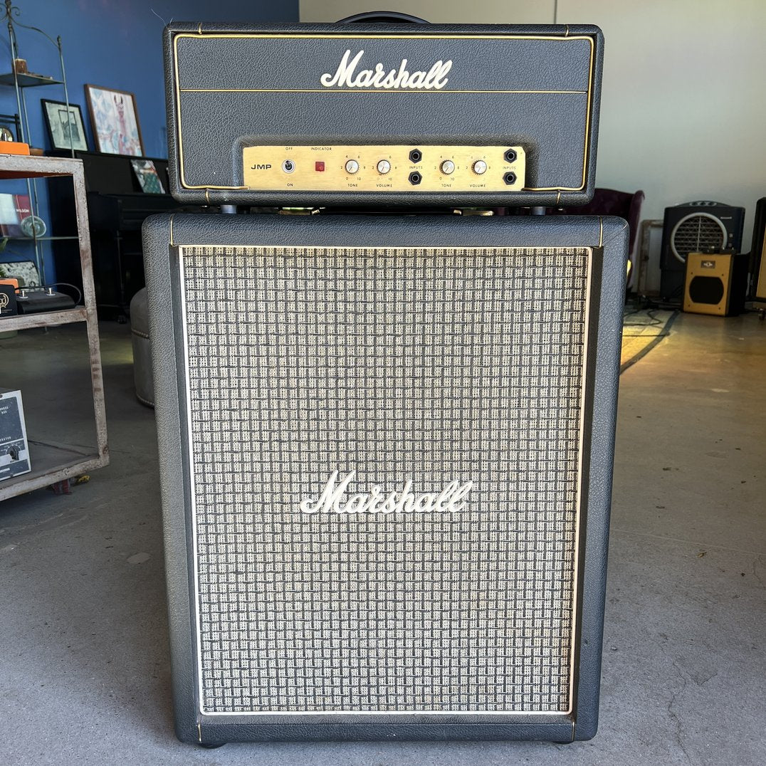 1972 Marshall JMP Lead & Bass 20 (#2061) w/1976 Lead & Bass Ported Cabinet