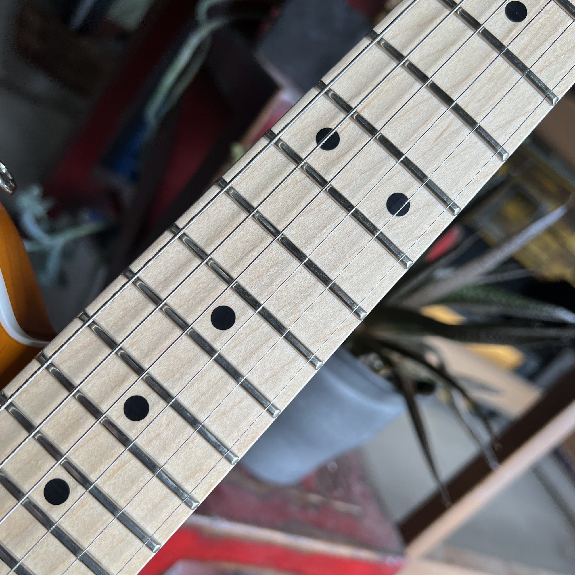 G&L ASAT Classic Bluesboy, Honeyburst Satin Frost