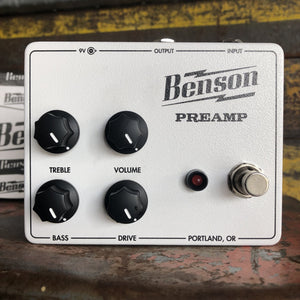 Benson Amps Preamp Pedal - Tuxedo - Cottonwood Music Emporium