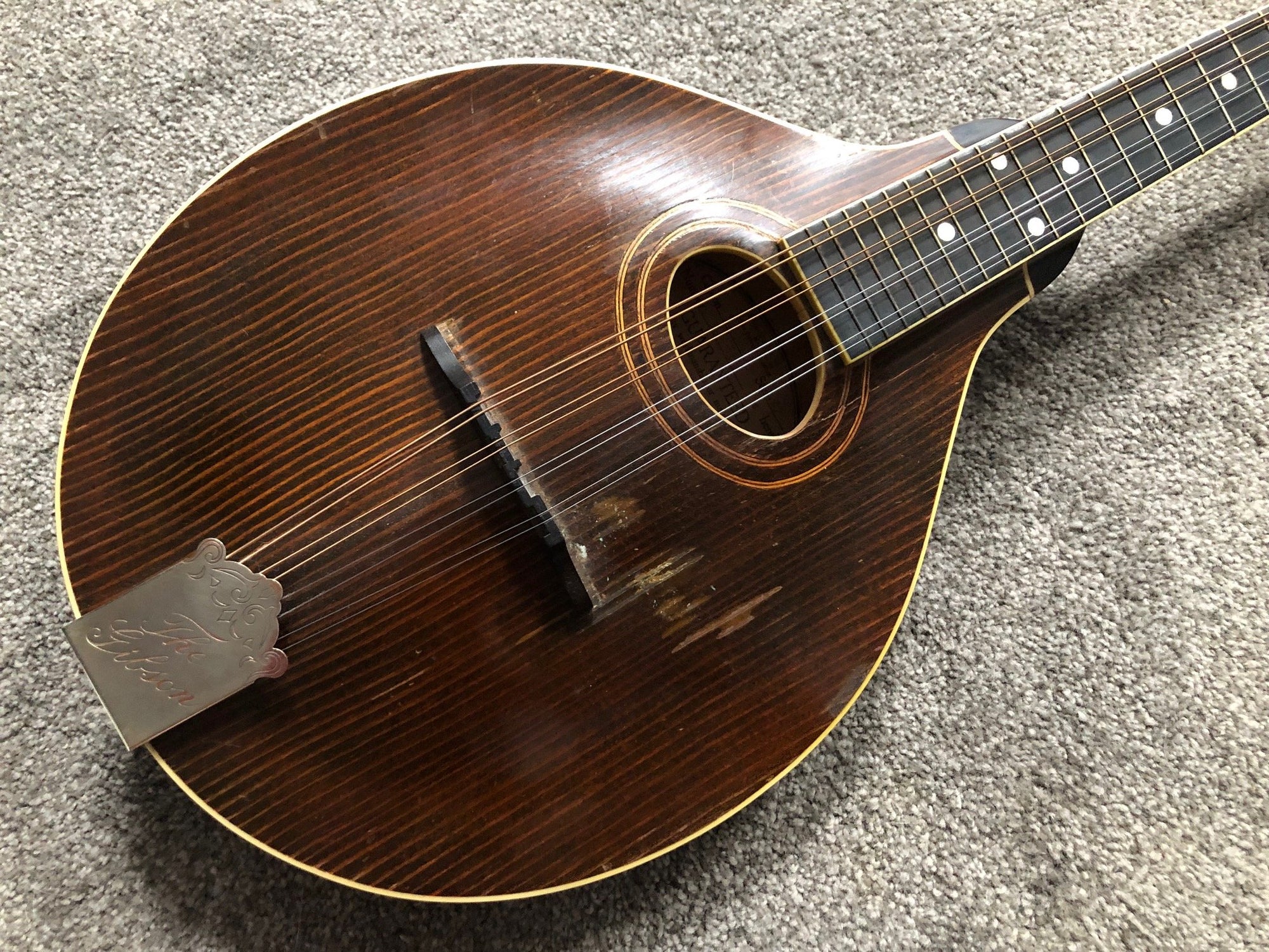 Vintage 1918 Gibson A2 A-2 Mandolin with Case