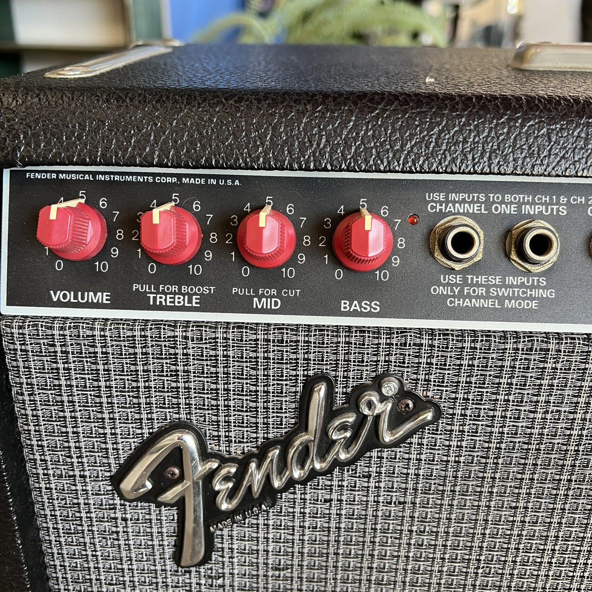 1987/88 Fender The Twin Red Knob 100w Guitar Amplifier