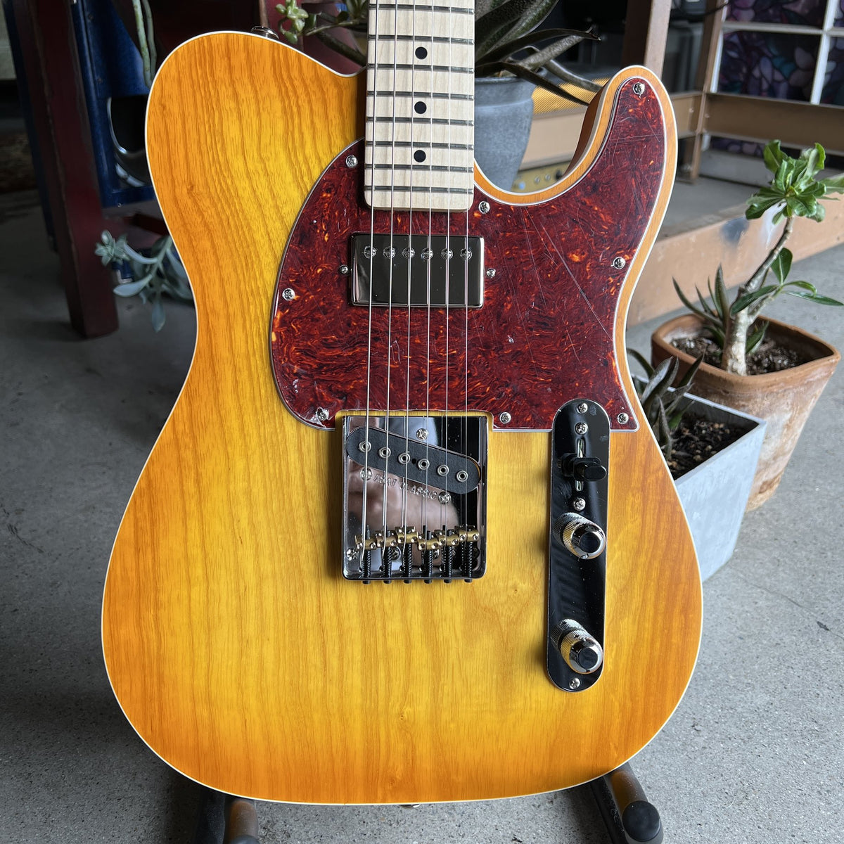 G&amp;L ASAT Classic Bluesboy, Honeyburst Satin Frost